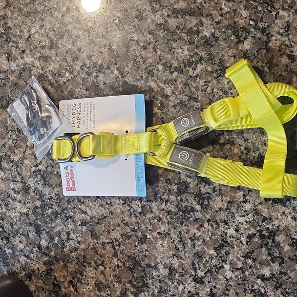 LED Rechargeable Dog Harness Light up Boots and Barkley Size Large NEW w tags - Picture 2 of 10